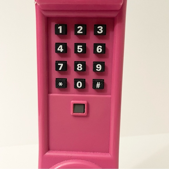 Milton Bradley Dream Phone Pink 1991 Board Game PHONE ONLY Tested Works - Picture 4 of 17